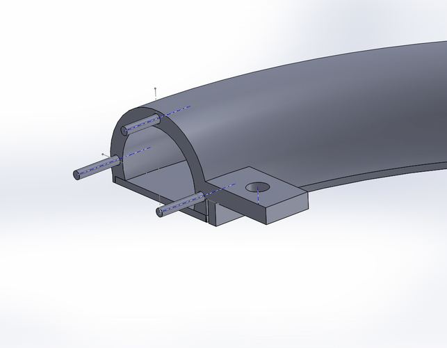 Metal Detector loop -  real size ( 350 mm)  and full details 3D Print 182455