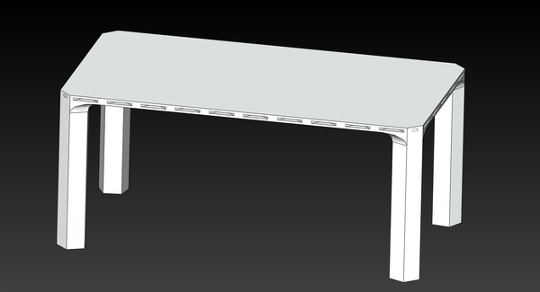 160mm Long x 90mm Wide x 70mm Tall Table1