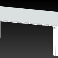 Small 160mm Long x 90mm Wide x 70mm Tall Table1 3D Printing 182486