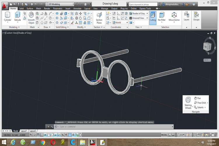 round goggels 3D Print 182505