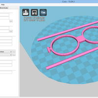 Small round goggels 3D Printing 182506