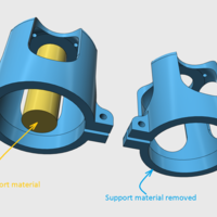 Nema 17 bracket for milling table - Thumbnail 2