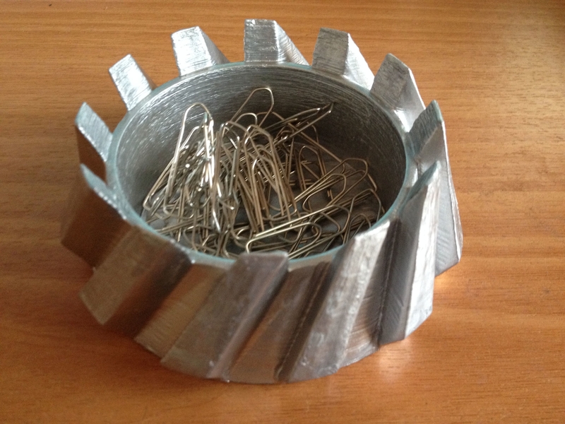 Gear holder for paper clips