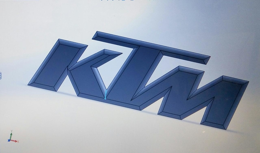 KTM_Logo 3D Print 182639