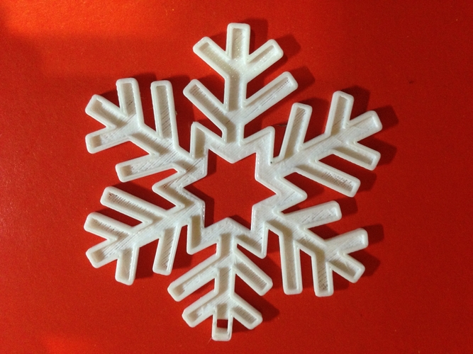 Snowflake-Holiday ornaments 3D Print 182664