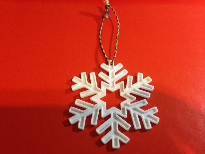 Snowflake-Holiday ornaments 3D Print 182667