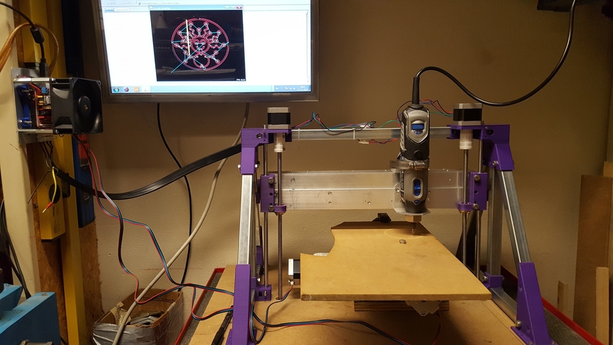 Z axis for CNC mini mill 3D Print 182680