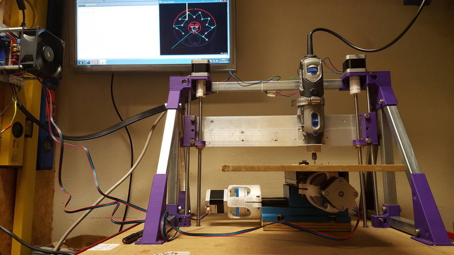 Z axis for CNC mini mill 3D Print 182681