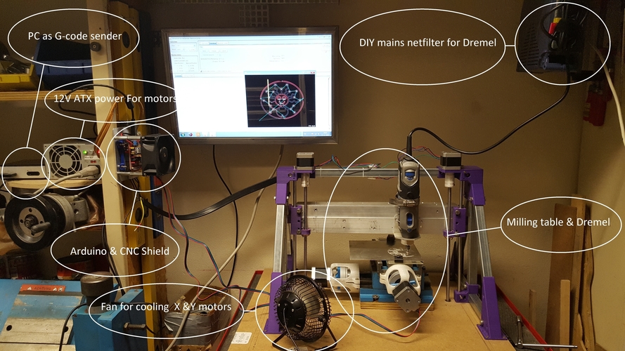 Z axis for CNC mini mill 3D Print 182686