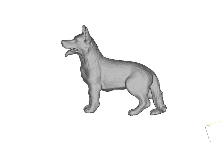 German Shepherd 3D Print 182701
