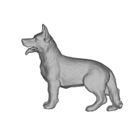 Small German Shepherd 3D Printing 182701