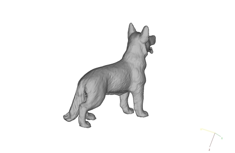 German Shepherd 3D Print 182702