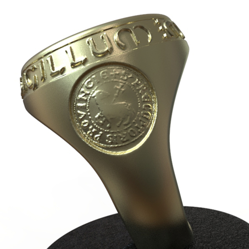 Templar seal ring  3D Print 182806