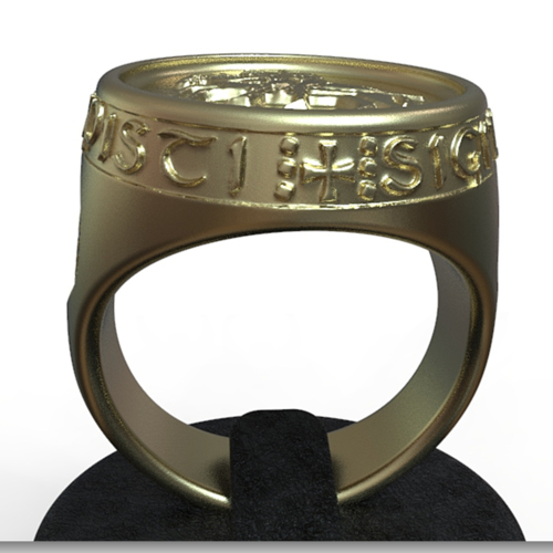 Templar seal ring  3D Print 182808