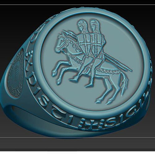 Templar seal ring  3D Print 182810