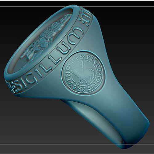 Templar seal ring  3D Print 182811