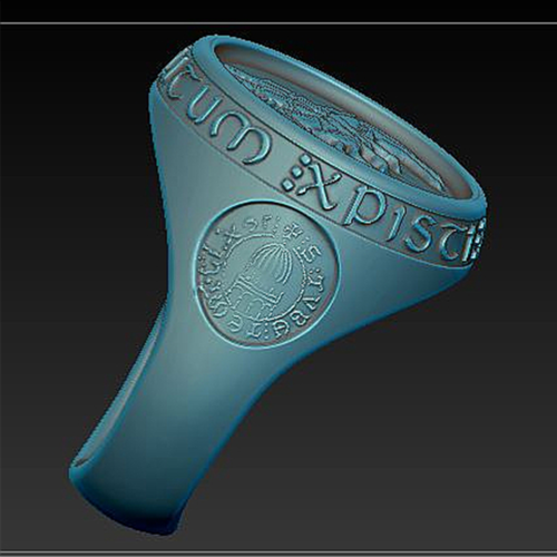 Templar seal ring  3D Print 182812
