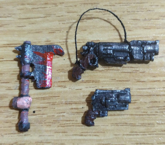 weapons for 28mm skirmish wargame