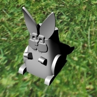 Small easter rabbit 3D Printing 182827