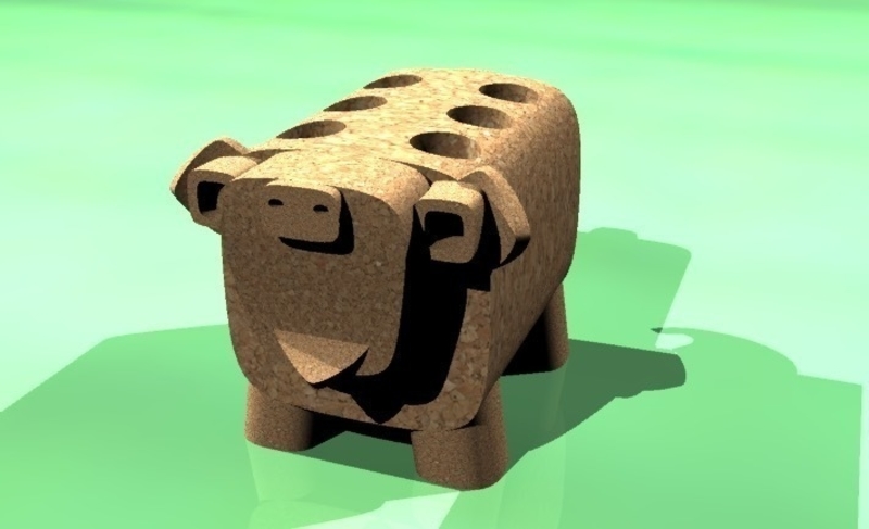 Dog penholder