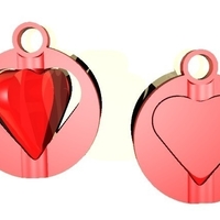 Small Valentine's Day keychain 3D Printing 182849