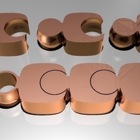 Modular "snake" keychain - Thumbnail 1