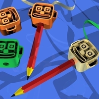 a pencil to hang on the neck - Thumbnail 2