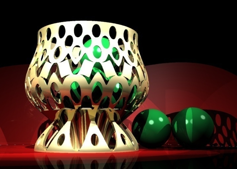 holes with a pen holder around