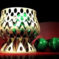 holes with a pen holder around - Thumbnail 1