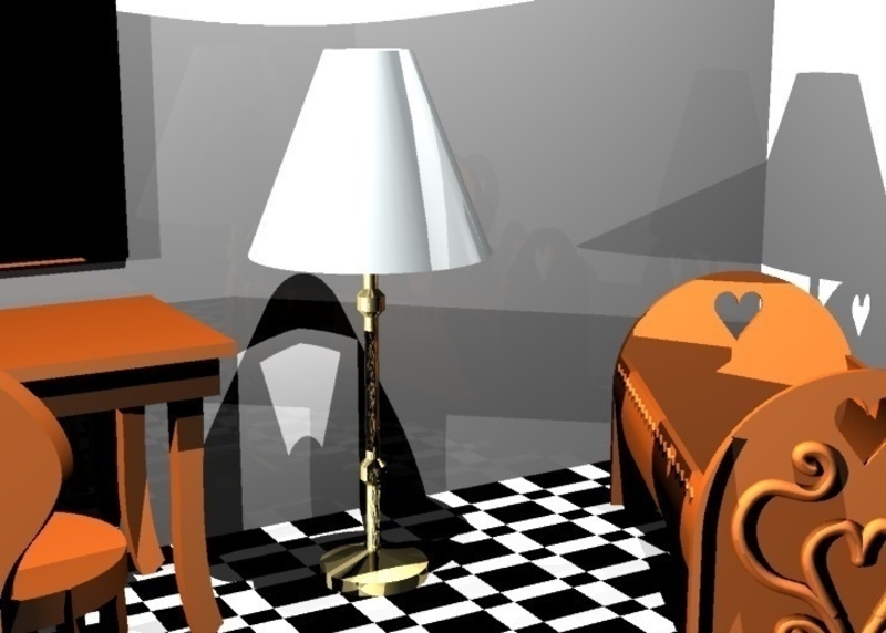 floor lamp for doll's house