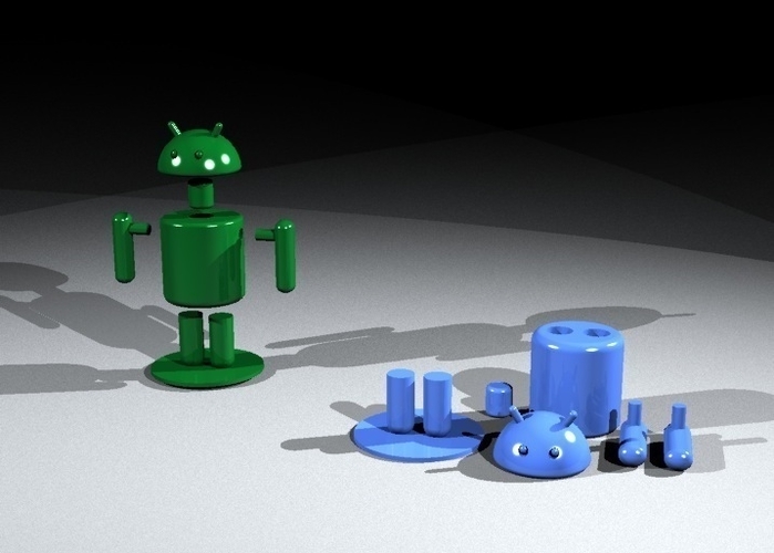 Android articulated 3D Print 182938
