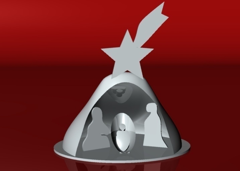 stylized Nativity