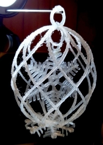 snowflake in Christmas decoration 3D Print 182962