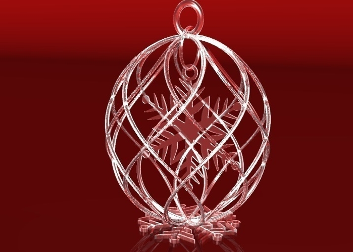 snowflake in Christmas decoration 3D Print 182964