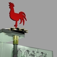 a cockerel for our 3d printer - un galletto per la nostra stampa - Thumbnail 4