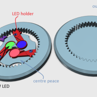 LED base 3 x 3W - Thumbnail 1