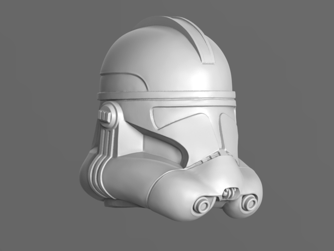 Galaxy  Trooper P2 Helmet Fan Art 3D Print 183059