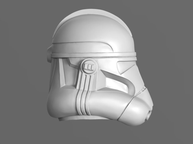 Galaxy  Trooper P2 Helmet Fan Art 3D Print 183060