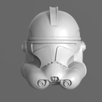 Small Galaxy  Trooper P2 Helmet Fan Art 3D Printing 183062