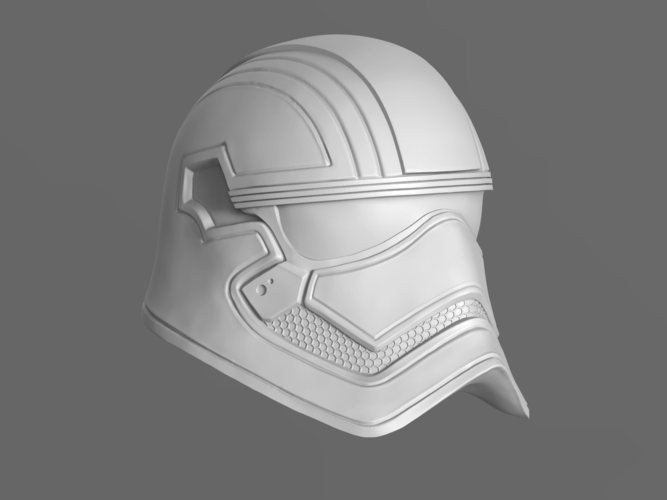 Captain Galaxy Helmet Fan Art 3D Print 183074