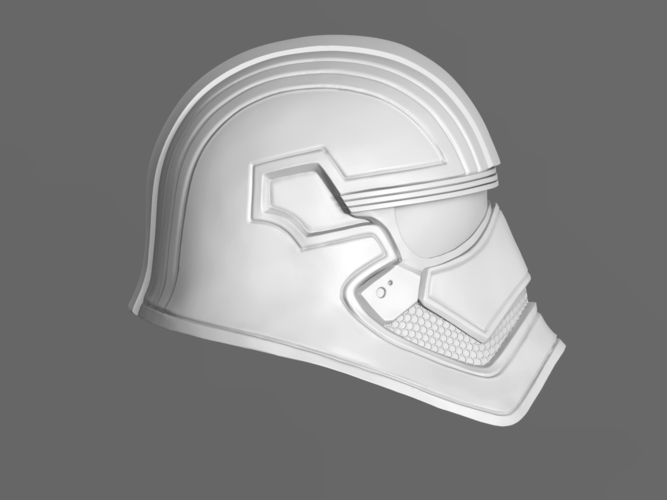 Captain Galaxy Helmet Fan Art 3D Print 183075