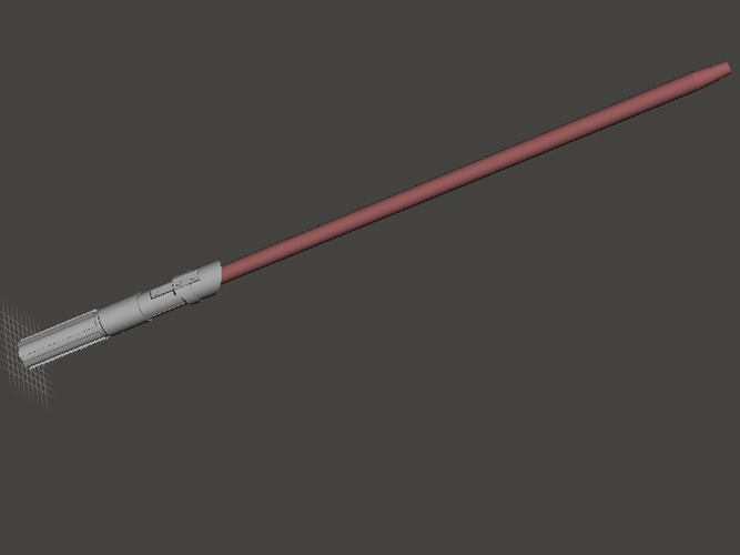 Lightsaber for toy figures. 3D Print 183080