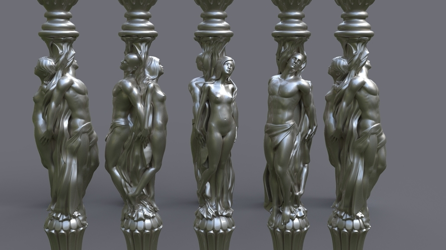 stairs column 3D Print 183130
