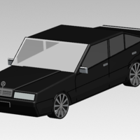 Small Mercedes-Benz (W140) S-CLASS (FIRST CLASS MODELS) 3D Printing 183240
