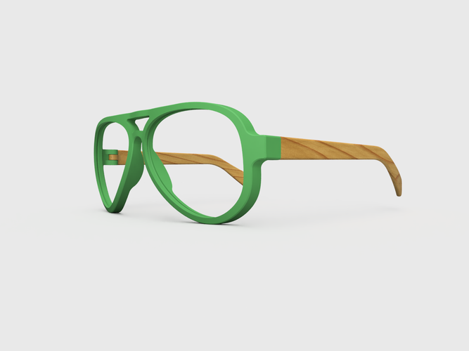 Aviator Sunglasses 3D Print 183241