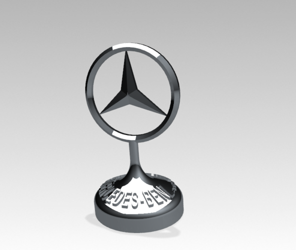 Mercedes-Benz Decoration Amblem (HIGH-QUALITY) 3D Print 183262
