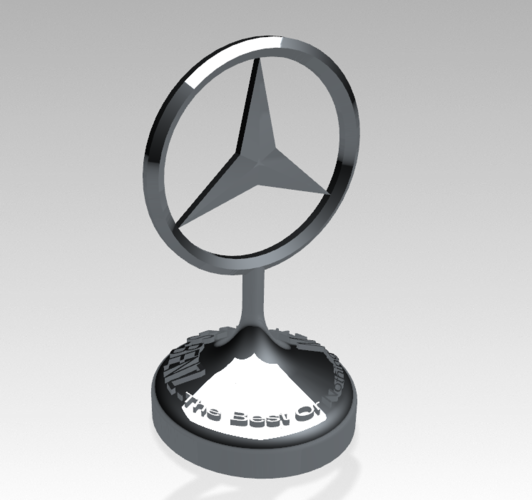 Mercedes-Benz Decoration Amblem (HIGH-QUALITY) 3D Print 183263
