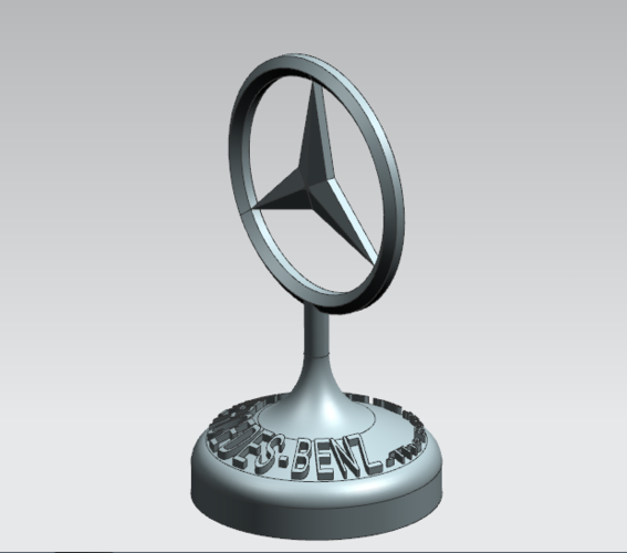 Mercedes-Benz Decoration Amblem (HIGH-QUALITY) 3D Print 183265