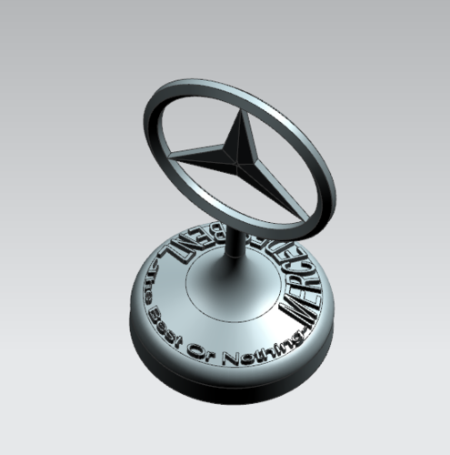 Mercedes-Benz Decoration Amblem (HIGH-QUALITY) 3D Print 183266