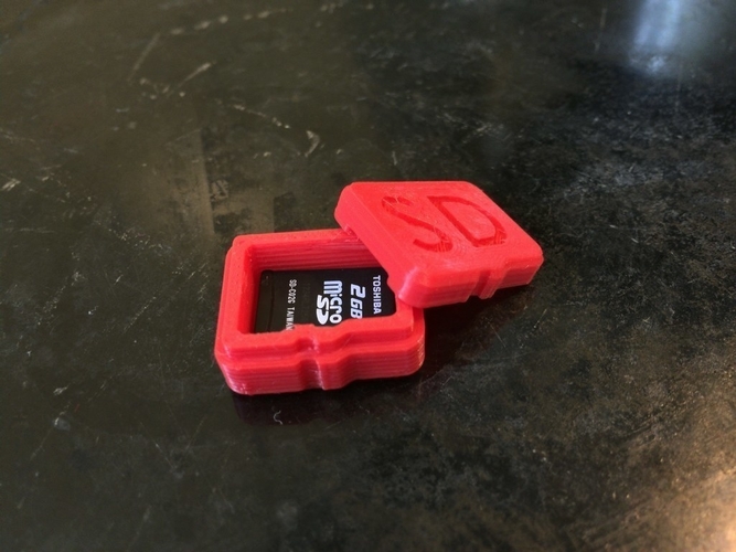 SD cards protecting box
